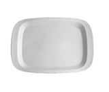 Plato Porcelana Blanca Com 26x17 cm Costa Verde