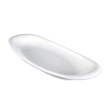 Azafate Porcelana Blanca Opera 38x14 cm Costa Verde