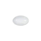 Plato Porcelana Blanca Eclíptico 8x5 cm Costa Verde