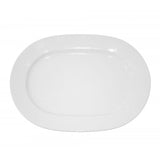 Plato Ovalado Porcelana Vitrificada Océano 36x26 cm Costa Verde