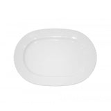 Plato Ovalado Porcelana Blanca Océano 18x11 cm Costa Verde