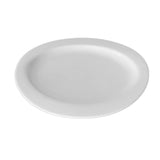 Plato Oval Loza Blanca 23x21.5 cm Future Stratus