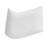 Plato Rectangular Loza Blanca 24.5x20 cm Stratus