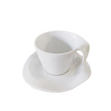 Taza Café con Platillo Loza Blanca 100 ml Future Stratus (Set 6 Piezas)