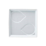 Plato Escudilla Gota Porcelana 16x16 cm Couvert Schmidt