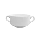 Taza Consomé Porcelana Blanca 10 cm Stratus (Set 6 Piezas)