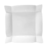 Plato Cuadrado Loza Blanca 29 cm Eclissi Stratus