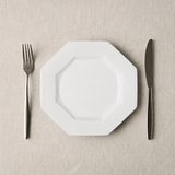 Plato Bajo Porcelana Blanca 32 cm Prisma Schmidt