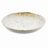 Plato Hondo Porcelana Rústico Blanco 24 cm Costa Verde