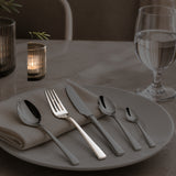 Tenedor de Mesa Acero Inoxidable 18/10 Pulido Espejo 20 cm Set 12 Piezas Antracite Dalper