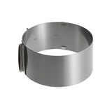 Molde Ajustable Redondo Acero Inoxidable Repostería Ateco