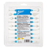 Set Herramientas Esculpir Fondant Plástico 9 Piezas Ateco