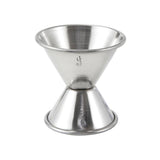 Jigger Medidor Doble Trago Acero Inoxidable 22/44 ml Winco