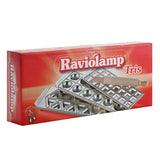 Set Moldes Ravioli Tris Redondos Triangulares Cuadrados con Rodillo de Madera Imperia