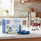 Balines (Cargadores) N2O para Sifón Cremero 7,5 g Acero Inoxidable Set Kayser