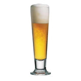 Vaso de Cerveza Vidrio Templado Cincin 413 ml Altura 24 cm Set 12 Piezas Pasabahce