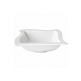 Plato Hondo Wave Porcelana Blanca 23 cm Gourmet Stratus